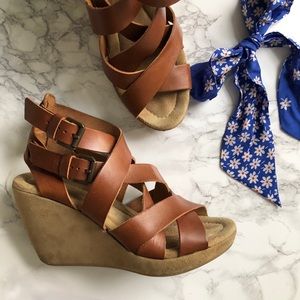 🇮🇹MADEWELL ITALIAN CRISS CROSS SANDALS🇮🇹